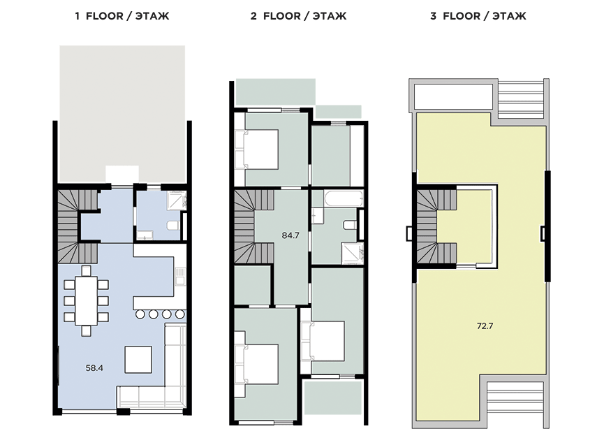 floor plan house polo villas greenfield batumi
